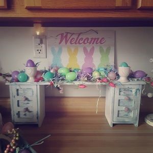 Farmhouse decor shelf